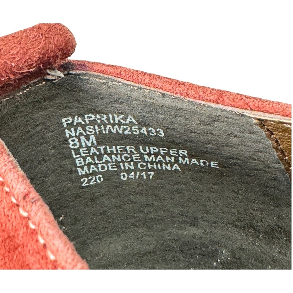 Cynthia Rowley Nash Loafers Womens 8 Paprika Suede Pointed Toe Flats W25433 Work - Picture 11 of 12